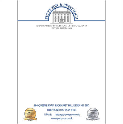 Show details for Petty Son Wanstead Awards A5 Leaflet Text